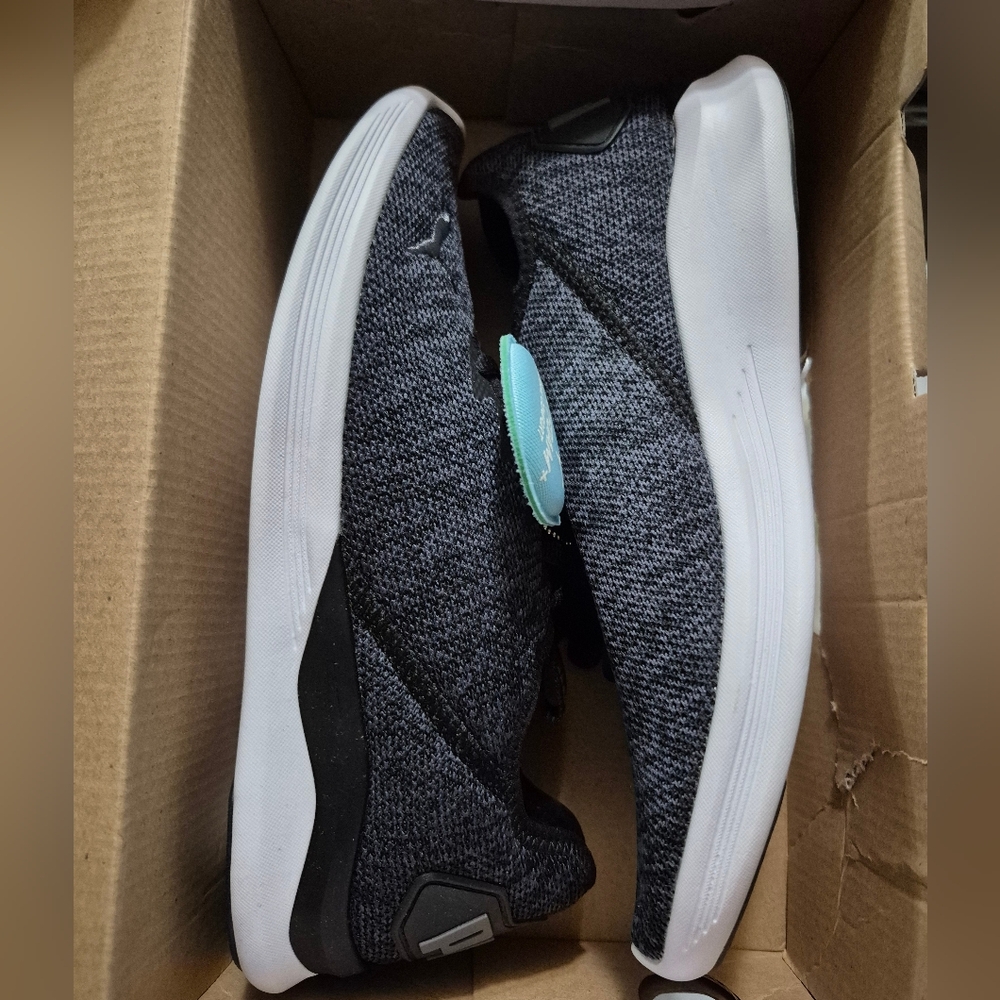 Puma Black and White Athletic Shoes